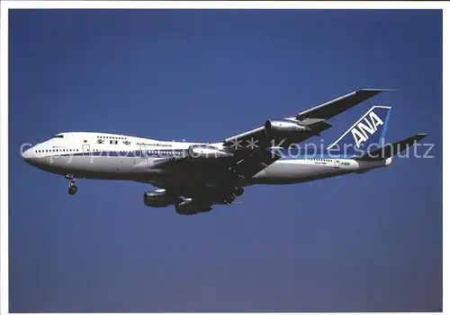 Flugzeuge Zivil All Nippon Airways Boeing 747 281B JA8190 cn 24399 Kat. Airplanes Avions