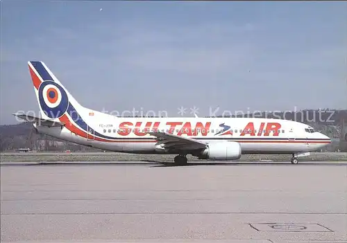 Flugzeuge Zivil Sultan Air Boeing 737 367 TC JTB c n 23781 1494 Kat. Airplanes Avions