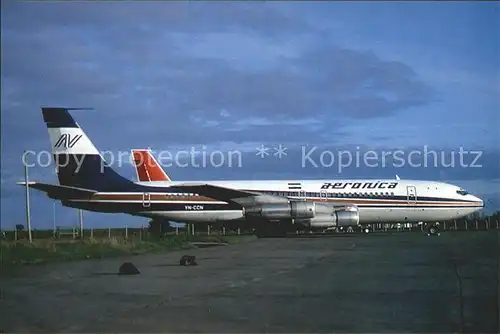 Flugzeuge Zivil Aeronica Boeing 707 YN CCN  Kat. Airplanes Avions
