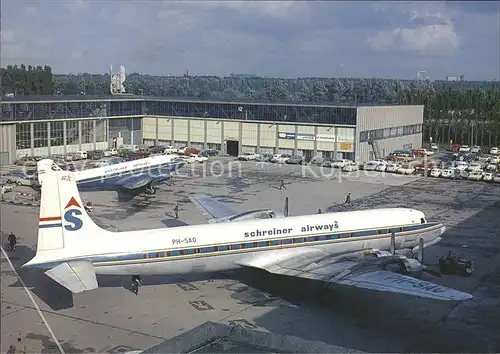 Flugzeuge Zivil Schreiner Airways Douglas DC 7C PH SAO  Kat. Airplanes Avions
