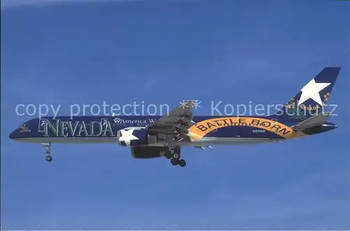 Flugzeuge Zivil America West Nevada Colour Boeing 757 225 N915AW  Kat. Airplanes Avions