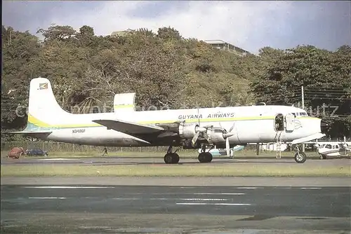 Flugzeuge Zivil Guyana Airways MDC Douglas C 118A DC 6A N3486F  Kat. Airplanes Avions