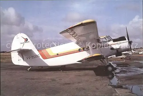 Flugzeuge Zivil RUTACA PZL Mielec Antonov An 2 YV 205C  Kat. Airplanes Avions