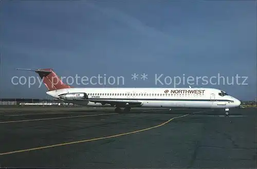 Flugzeuge Zivil Northwest Airlines McDonnell Douglas DC 9 51 N764NC c n 47717 Kat. Airplanes Avions