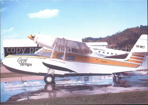 Flugzeuge Zivil Coral Wings Grumman G 44A VH WET c n 1466 Kat. Airplanes Avions