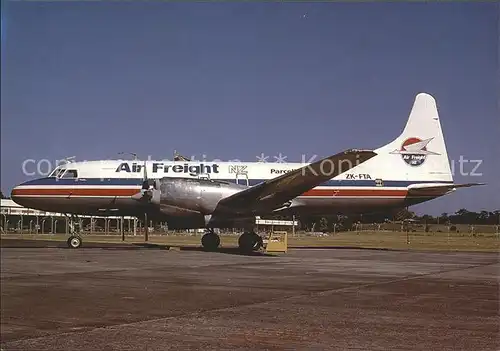 Flugzeuge Zivil Air Freight NZ Convair CV.580 ZK FTA c n 168 Kat. Airplanes Avions