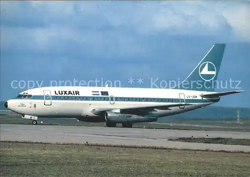 Flugzeuge Zivil Luxair Boeing 737 2 Advanced LX LGH  Kat. Airplanes Avions