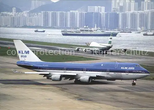 Flugzeuge Zivil KLM Asia B 747 406 PH BFD c n 27001 737 Kat. Airplanes Avions