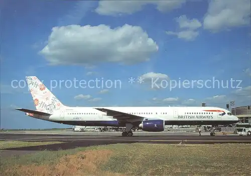 Flugzeuge Zivil British Airways B 757 236 G BIKY c n 23533 93  Kat. Airplanes Avions