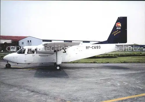 Flugzeuge Zivil AAI Island Hopper BN 2A 26 Islander RP C693 cn 2043  Kat. Airplanes Avions