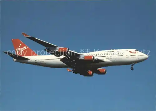 Flugzeuge Zivil Virgin Atlantic Boeing 747 4Q8 G VTOP cn 28194 Kat. Airplanes Avions
