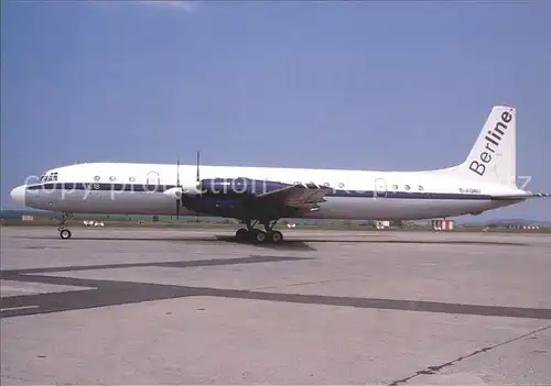 Flugzeuge Zivil Berline IL 18D cn  Kat. Airplanes Avions