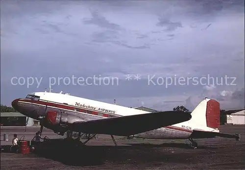 Flugzeuge Zivil Mabuhay Airways DC 3C RP C74 c n 25572 Kat. Airplanes Avions