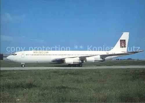 Flugzeuge Zivil Kingdom Boeing 707 321B YR JCB cn 20022 Kat. Airplanes Avions