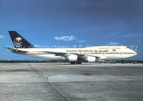 Flugzeuge Zivil Saudi Arabian Boeing 747 368 HZ AIO cn 23266 Kat. Airplanes Avions