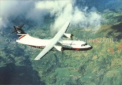 Flugzeuge Zivil British Airways ATR 42 300 Series  Kat. Airplanes Avions