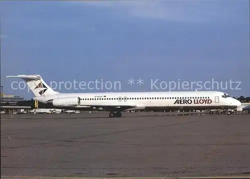 Flugzeuge Zivil Aero Lloyd MD 83 D ALLD c n 49402 Kat. Airplanes Avions