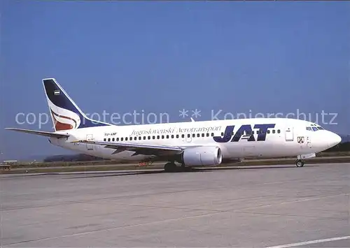 Flugzeuge Zivil JAT B 737 3H9 YU ANF c n 23330 Kat. Airplanes Avions