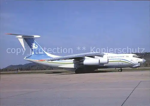Flugzeuge Zivil Uzbekistan Airways IL 76TD UK 76426 Kat. Airplanes Avions