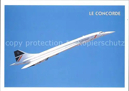 Flugzeuge Zivil British Airways Concorde  Kat. Airplanes Avions