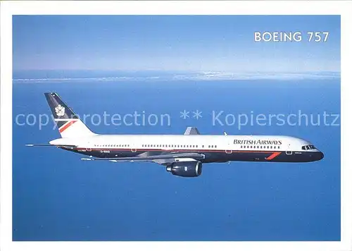 Flugzeuge Zivil British Airways Boeing 757 Kat. Airplanes Avions