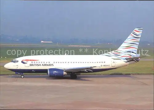 Flugzeuge Zivil British Airways Waves of the City Boeing 737 500 G MSKC  Kat. Airplanes Avions