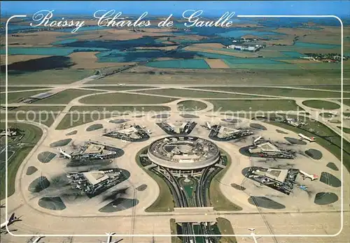 Flughafen Airport Aeroporto Roissy Charles de Gaulle  Kat. Flug