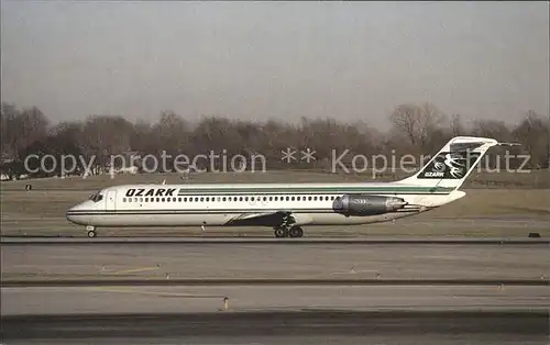 Flugzeuge Zivil Ozark Air Lines McDonnell Douglas DC 9 41  Kat. Airplanes Avions