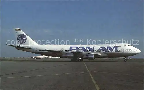 Flugzeuge Zivil Pan American World Airways Boeing 747 212B  Kat. Airplanes Avions