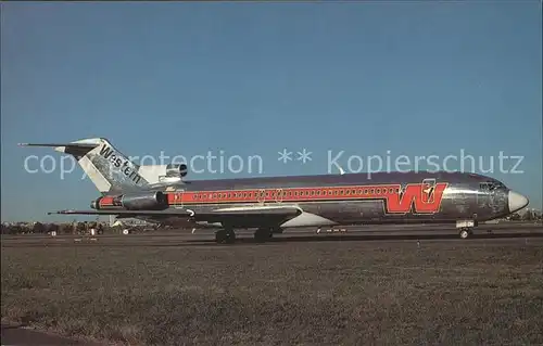 Flugzeuge Zivil Western Boeing 727 247 Advanced  Kat. Airplanes Avions