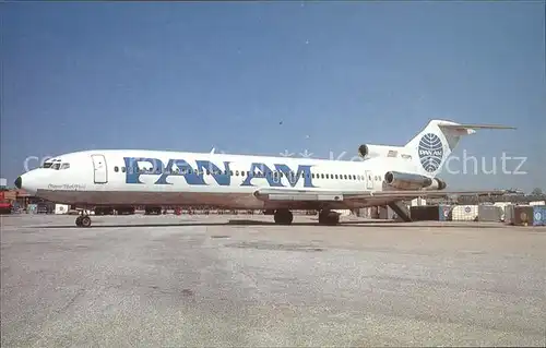 Flugzeuge Zivil Pan American Boeing 727 214 N550PS c n 20678 Kat. Airplanes Avions