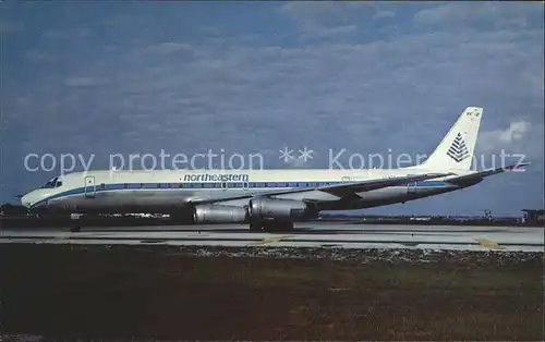 Flugzeuge Zivil Northeastern McDonnell Douglas DC 8 62CF  Kat. Airplanes Avions