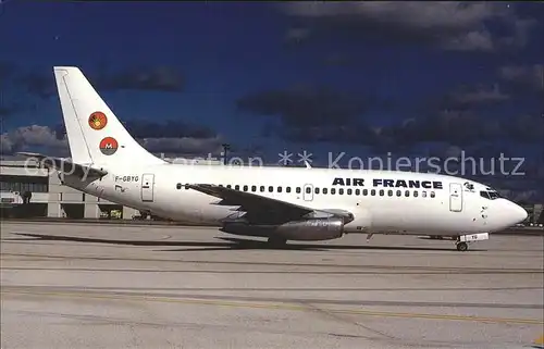 Flugzeuge Zivil Air France Boeing 73 228 c n 23006 F GBYG  Kat. Airplanes Avions