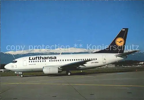 Lufthansa Boeing 737 500 LN BRH  Kat. Flug