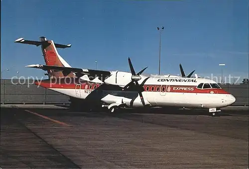 Flugzeuge Zivil Continental Express ATR 42 N27906 Kat. Airplanes Avions
