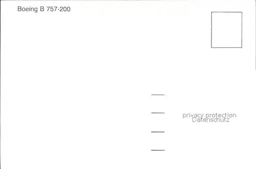 Flugzeuge Zivil LTE Boeing 757 200 Kat. Airplanes Avions