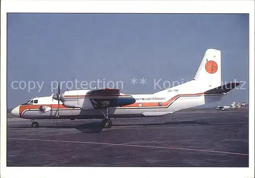 Flugzeuge Zivil Aerocaribbean AN 26 CU T110  c n 6710 Kat. Airplanes Avions