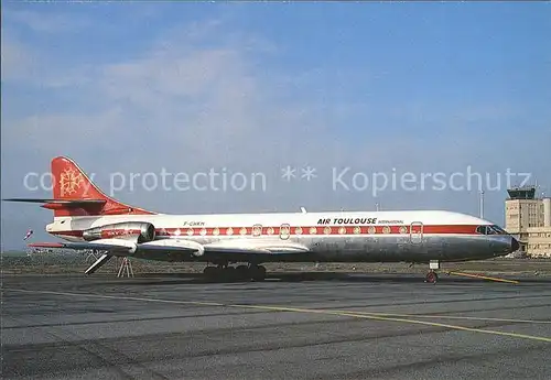 Flugzeuge Zivil Air Toulouse International SE 210 Caravelle 10B3 F GHKM  Kat. Airplanes Avions