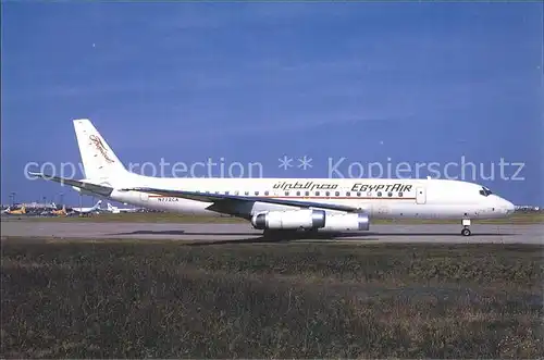 Flugzeuge Zivil Egyptair DC 8 62 N772CA C N 46131 Kat. Airplanes Avions