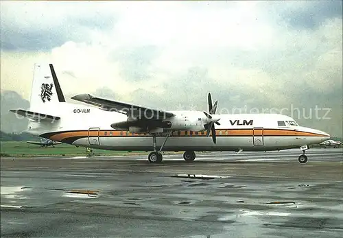 Flugzeuge Zivil VLM Fokker 50 OO VLN  Kat. Airplanes Avions