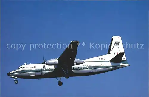 Flugzeuge Zivil Alisarda Fokker F 27 Kat. Airplanes Avions