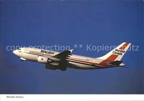 Flugzeuge Zivil Wardair Airbus A310 300 Kat. Airplanes Avions