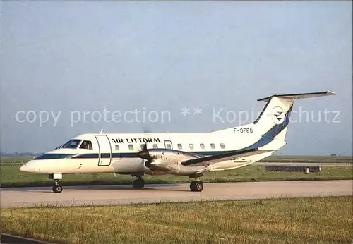 Flugzeuge Zivil Air Littoral Embraer 120 F GFEO  Kat. Airplanes Avions