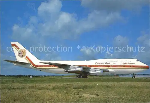 Flugzeuge Zivil Egyptair Boeing 747 300 SU GAL  Kat. Airplanes Avions