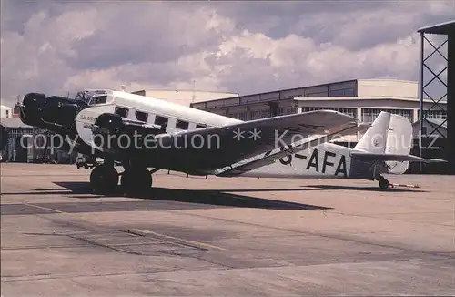 Flugzeuge Zivil CASA 352L Junkers JU 3m c n 164 ZS AFA South African Airways  Kat. Airplanes Avions