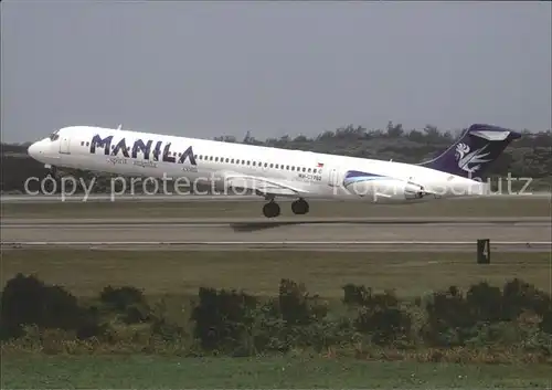 Flugzeuge Zivil Spirit of Manila Airlines MD 83 RP C7702 c n 49939 Kat. Airplanes Avions