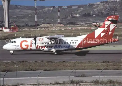 Flugzeuge Zivil Intermed ATR 42 EC IDG  Kat. Airplanes Avions