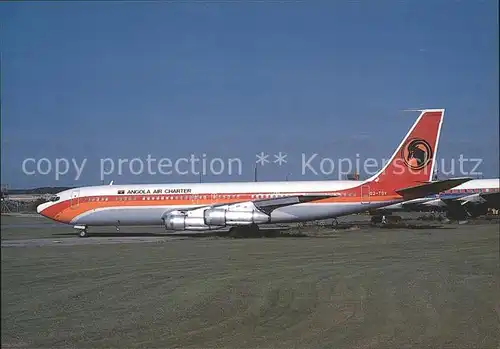 Flugzeuge Zivil Angola Air Charter Boeing 707 328C D2 TOV  Kat. Airplanes Avions