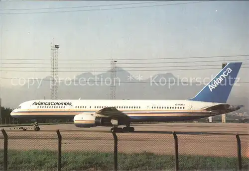 Flugzeuge Zivil Avianca Colombia B 757 236 25592 G BDUX  Kat. Airplanes Avions