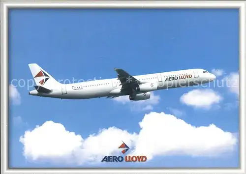 Flugzeuge Zivil Aero Lloyd Airbus A321 Kat. Airplanes Avions